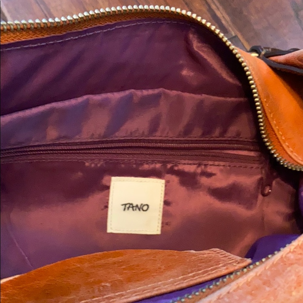 Tano Orange Shoulder Bag - Picture 5 of 8
